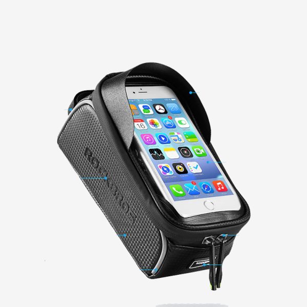 Waterproof Touch Screen Cycling Bag Top Front Tube Frame